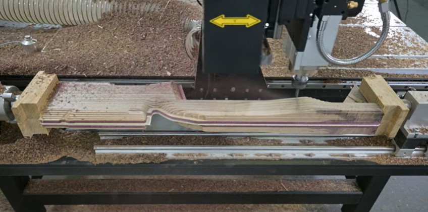 CNC ROUTER ΔΗΜΙΟΥΡΓΕΙ ΚΟΝΤΑΚΙ ΡΑΒΔΩΤΟΥ cnc router stock